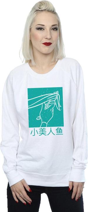 Actual product image Disney Princess Womens/Ladies Ariel The Little Mermaid Hair Stroke Sweatshirt (L)