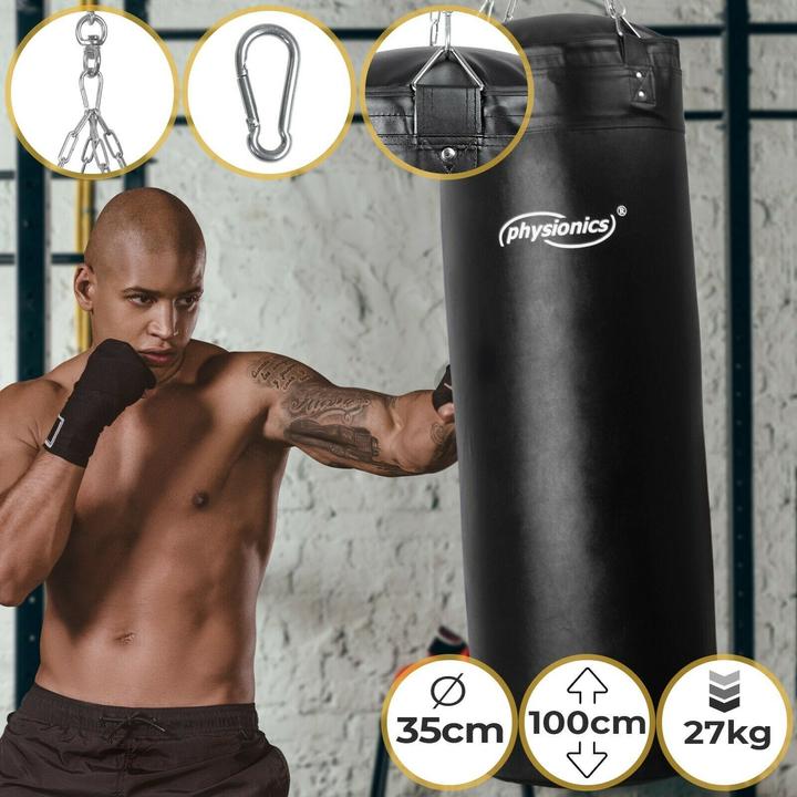 Actual product image Physionics Punching bag 100cm filled (110 cm, 28.60 kg)