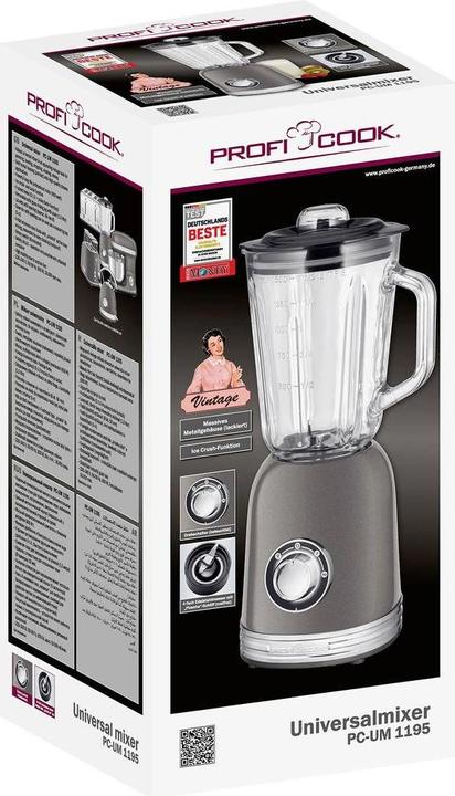 Immagine prodotto Proficook Miscelatore a colonna PC-UM 1195 Antracite (800 W)