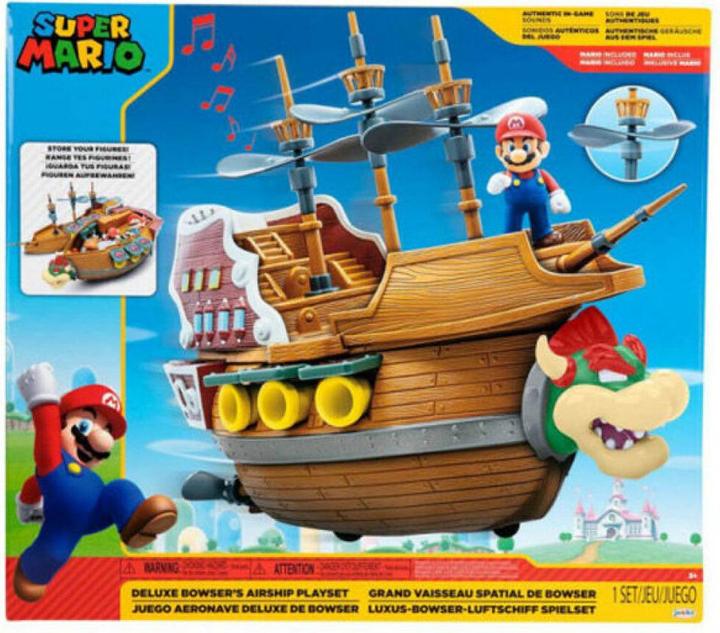 Image du produit Jakks Pacific Super Mario 2.5 pouces Deluxe Bowser"s Ship Playset