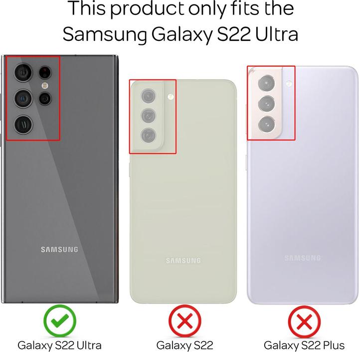 Actual product image Nalia Extremely Thin 0.3mm Matte Hardcase (Samsung Galaxy S22 Ultra)