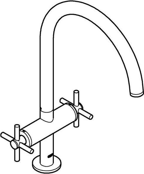 Immagine prodotto Grohe Miscelatore per lavello a due maniglie ATRIO 1/2" uscita C su-st