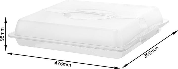 Actual product image Rotho Storage container John 12 l, Blue/Transparent
