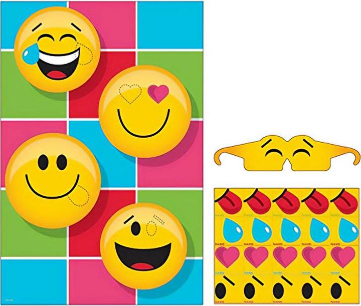 Actual product image Creative Party Plastic Emoji Party Pin Game