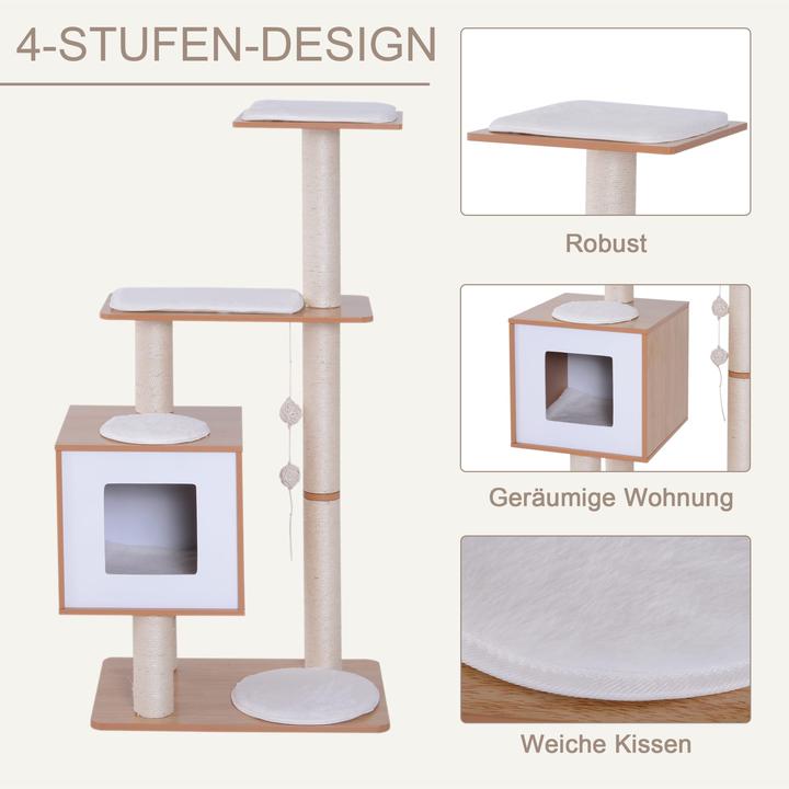 Produktbild Jamb Katzenbaum (120 cm, Natur/Weiss)
