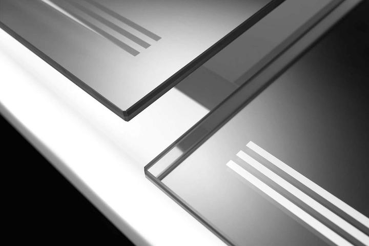 Produktbild Schneider GRACELINE LED Lichtspiegelschrank, 2 Doppelspiegeltüren, 80x70x12cm, 116.480.