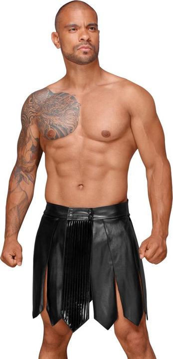 Noir Handmade Leather gladiator skirt