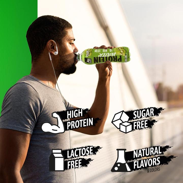 Actual product image All Stars Protein Water (500ML) (Apple-kiwi, 1 x)