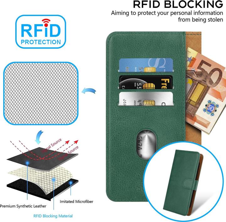 Actual product image Cadorabo Case for ZTE Nubia M2 PLAY Book Cover (Nubia N2 Lite)