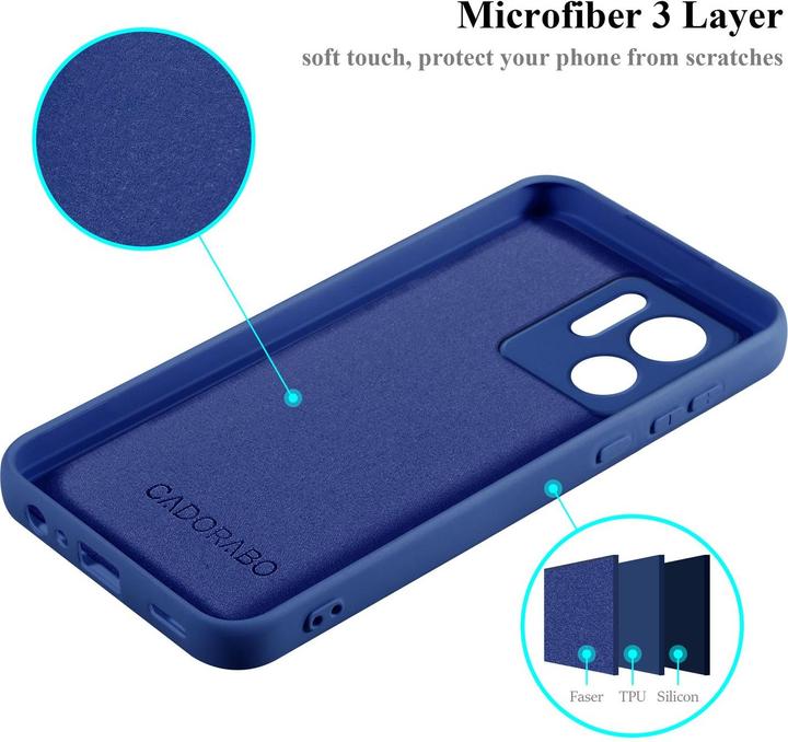 Actual product image Cadorabo Case for Motorola Edge 40 TPU in liquid protection silicone design (Motorola Edge 40)