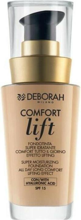 Immagine prodotto Deborah Milano Deborah Comfort Lift Acido Ialuronico Fondotinta Liquido Idratante 07 Vaniglia Spf 15 30 Ml