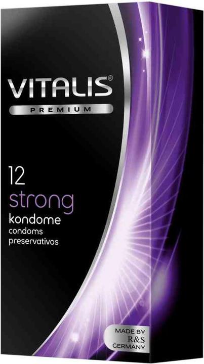 Actual product image Vitalis PREMIUM "Strong" 3 extra safe condoms for wild positions (3 pcs.)