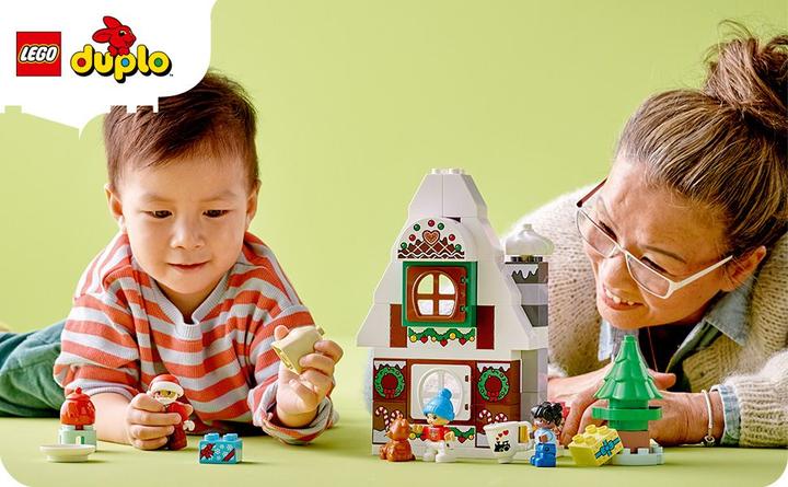 Immagine prodotto LEGO Casa di pan di zenzero con Babbo Natale (10976)
