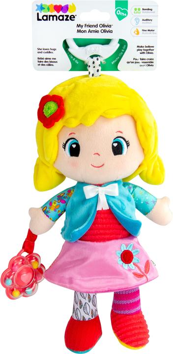 Actual product image Tomy Lamaze My friend Olivia with clip 0+