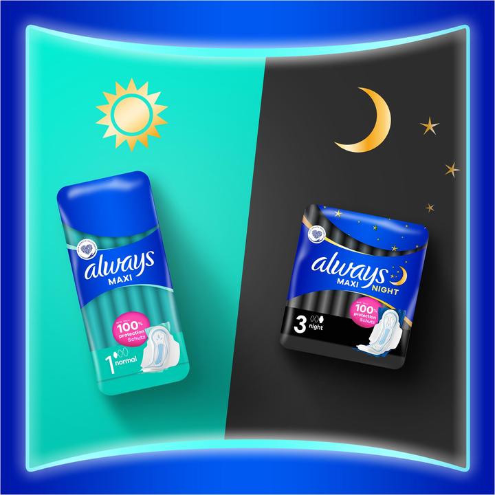Actual product image Always Maxi Night (12 x, Sanitary pads)