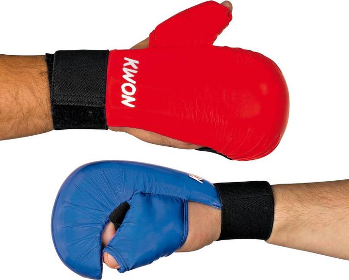 Produktbild Kwon Karatehandschuhe mit Schnallen an den Daumen (L)