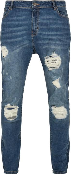blue heavy destroyed washed