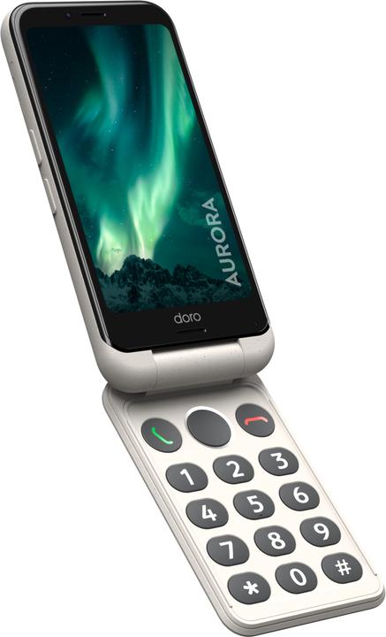 Doro Aurora A20 bone (64 GB, Bone, 177.17", Dual SIM, 13 Mpx, 4G)