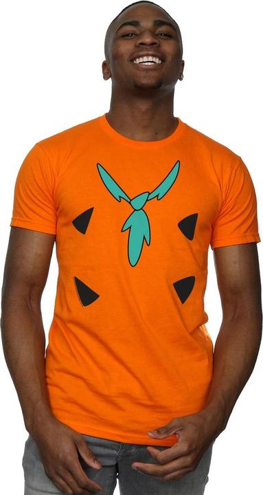 Actual product image The Flintstones Mens Fred Flintstone Costume Print T-Shirt (4XL)