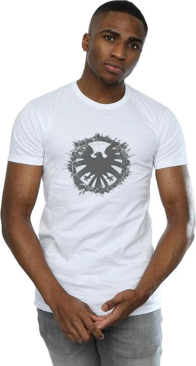 Actual product image Mens Agents Of SHIELD Brushed Logo T-Shirt (5XL)