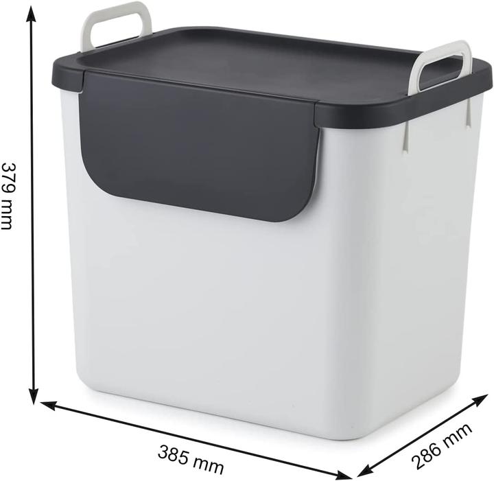 Image du produit Jive Kit de 3 poubelles de tri (30 l)