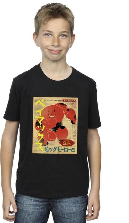 Produktbild Disney Big Hero 6 Baymax Baymax Newspaper TShirt Jungen (116)