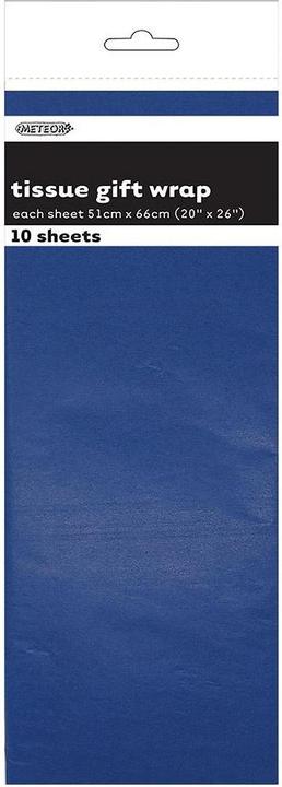 Actual product image Unique Tissue paper royal blue (Wrapping paper, 10 x)