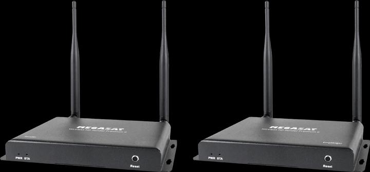 Image du produit Megasat Transmission sans fil HDMI (kit) Émetteur HD sans fil Premium II 200 m 20 kHz, 60 kHz 1920 x 1080 (200 m, HDMI 2.0)