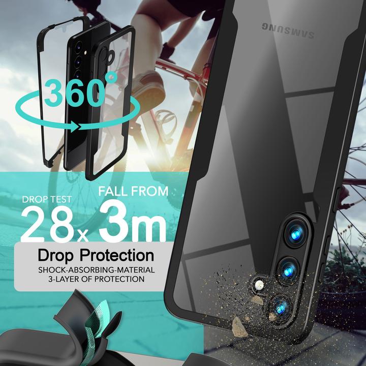 Image du produit Nalia Étui hybride clair à 360 degrés (Samsung Galaxy S24+)