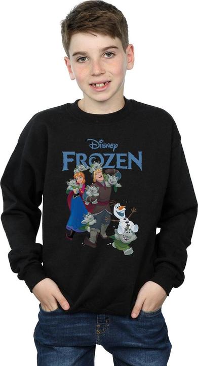 Produktbild Disney Frozen Happy Trolls Sweatshirt Jungen (152, 158)