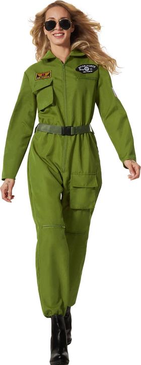 Produktbild tectake Damenkostüm Jet Fighter Pilot (L)