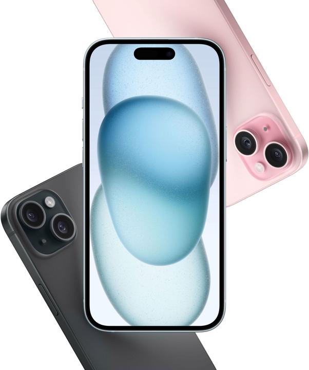 Actual product image Apple iPhone 15 Plus (128 GB, Pink, 6.70", SIM + eSIM, 48 Mpx, 5G)