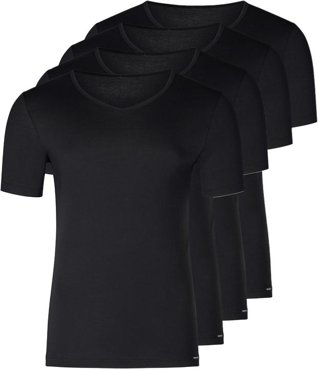 Image du produit Skiny Lot de 4 Maillot de corps / Chemise à manches courtes Maillot de corps / Chemise à manches courtes (L)