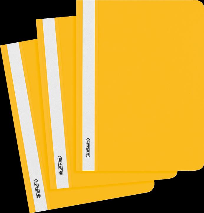 Herlitz Raccoglitore a fogli mobili in plastica giallo DIN A5 (A5, 1 x)