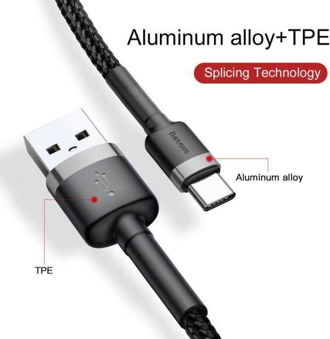 Actual product image Baseus USB A - USB C (1 m, USB 2.0)
