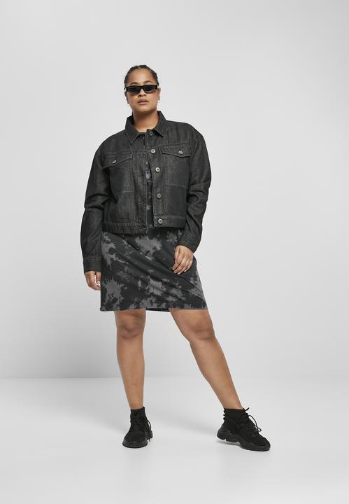 Actual product image Urban Classics Ladies Short Oversized Denim Jacket (L)