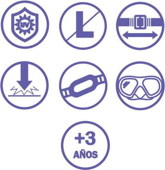 Actual product image Bestway Hydro-Swim snorkel set Fun