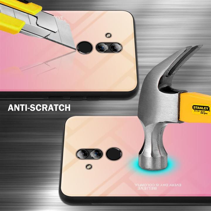 Actual product image Cadorabo TPU 2 colors glass cover (Mate 20 Lite)