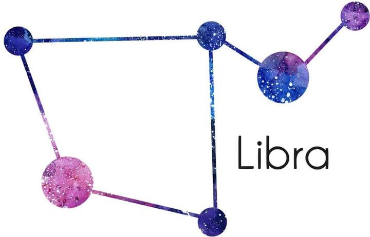 Produktbild Trenddeko Sternbild Libra - Waage (110 x 71 cm)