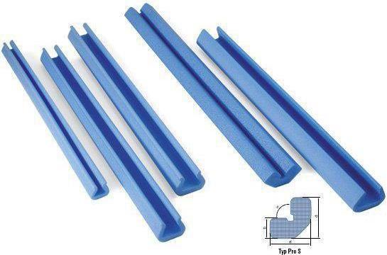 Actual product image Transpak Foam padding profile dimensions 2000x60x60mm thickness 30mm blue PRO S (140 Piece)