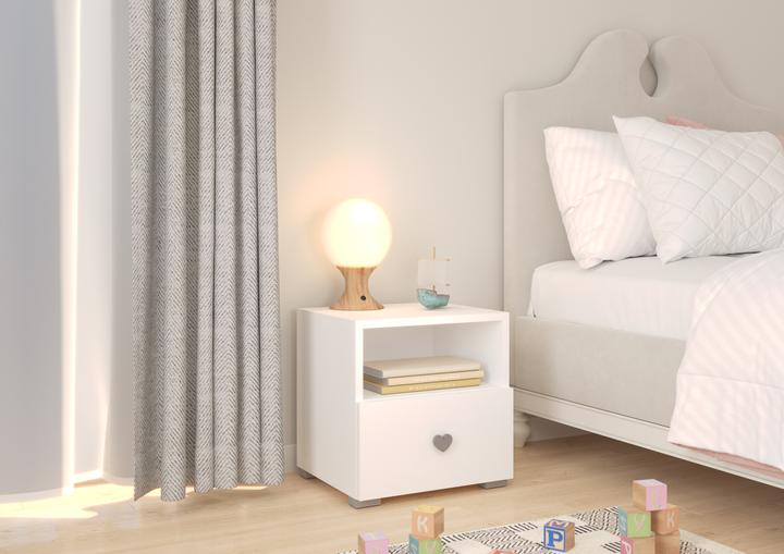 Produktbild ADRK Furniture Nachttisch mit Schublade EMI (37 x 37 x 37 cm)