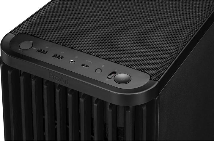 Produktbild ASUS Case PROART PA401 WOOD TG PWM BLACK (ATX)