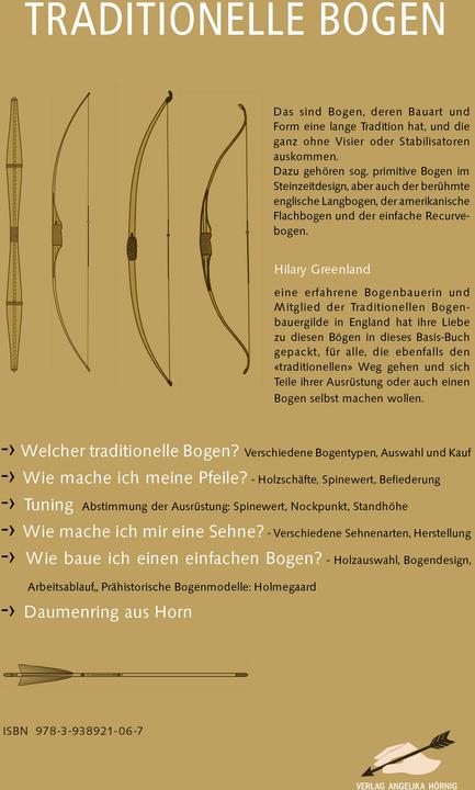 Produktbild Praktisches Handbuch für Traditionelle Bogenschützen 20071121 (Deutsch, Haiko Hörnig, Ekkehard Höhn, Hilary Greenland, 2018)