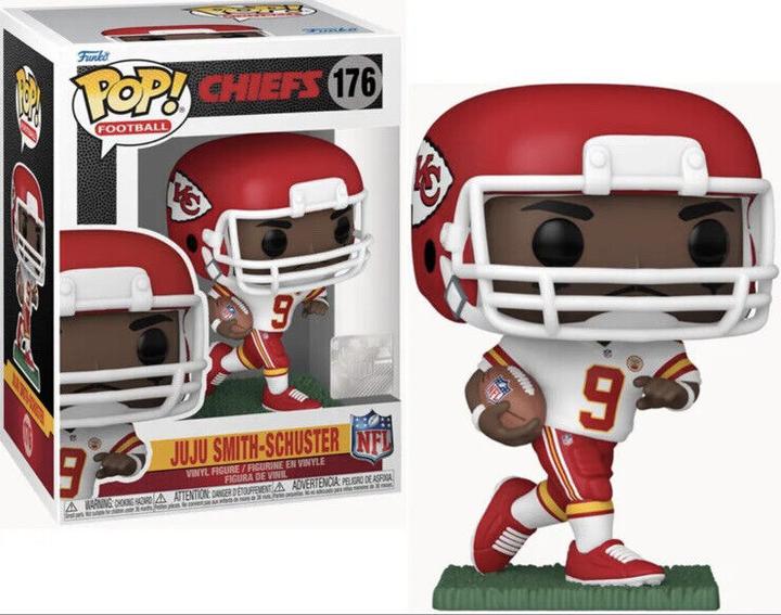 Immagine prodotto Funko NFL POP! Figura sportiva in vinile Chiefs - JuJu Smith-Schuster (Away) 9 cm
