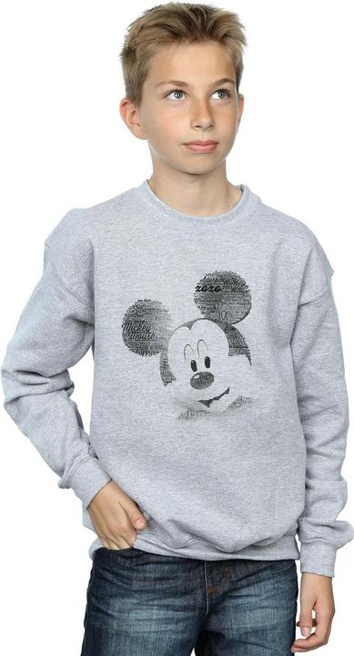 Immagine prodotto Disney Mickey Mouse Text Face Felpa Ragazzi (116)