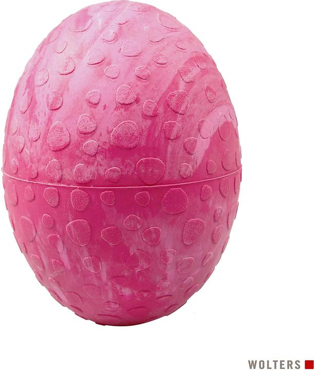 Actual product image Wolters Ostrich Egg for display Size M 6 cm Ø raspberry (Ball toy dog)