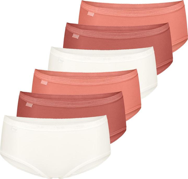 Produktbild Sloggi 6er Pack Basic+ Midi Slip (38, M, 6er Pack)