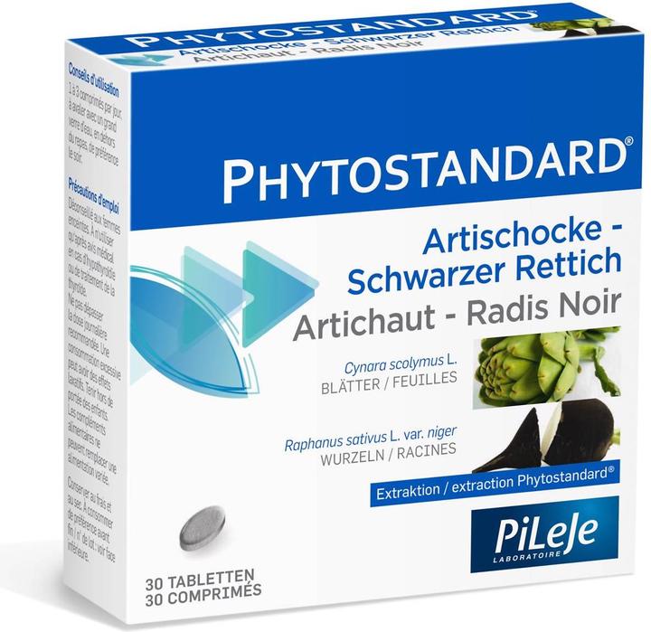 Immagine prodotto Phytostandarts Carciofo - Tavoletta di ravanello nero (30 Pezzo/i, Pillole, 35 g)