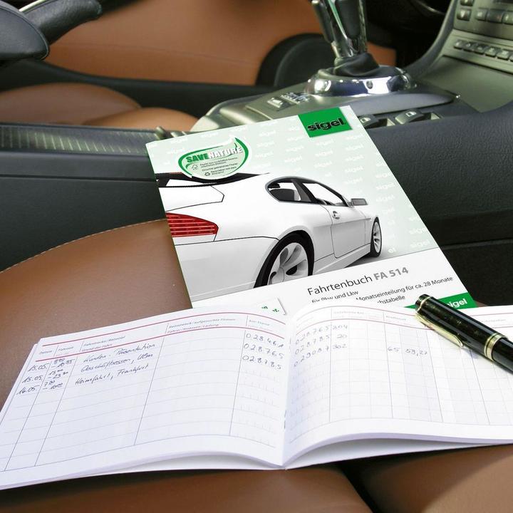 Image du produit Sigel Carnet de route Format papier : DIN A5 Couleur de la couverture : vert (32 x)