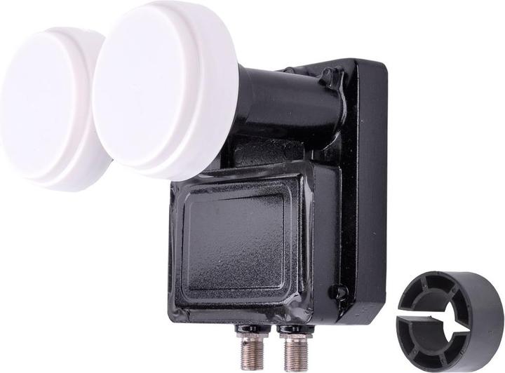 Produktbild inverto 77-118# Sat-Inverter-Monoblock-Doppelkonverter (Twin LNB, 23mm, 40mm)